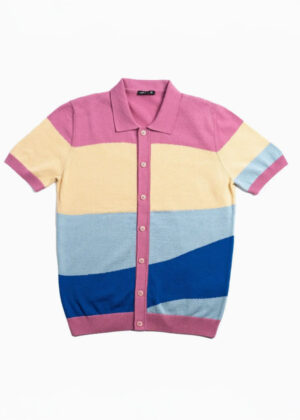 Sierra Knit Button Down Pink