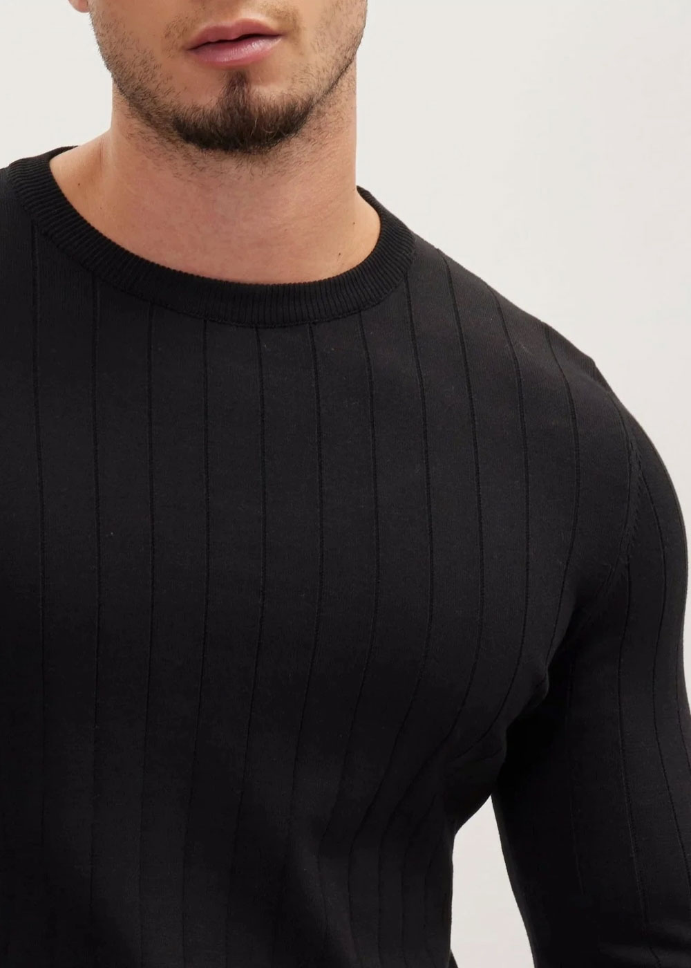 Slipstitch Crew Neck Sweater - Image 2